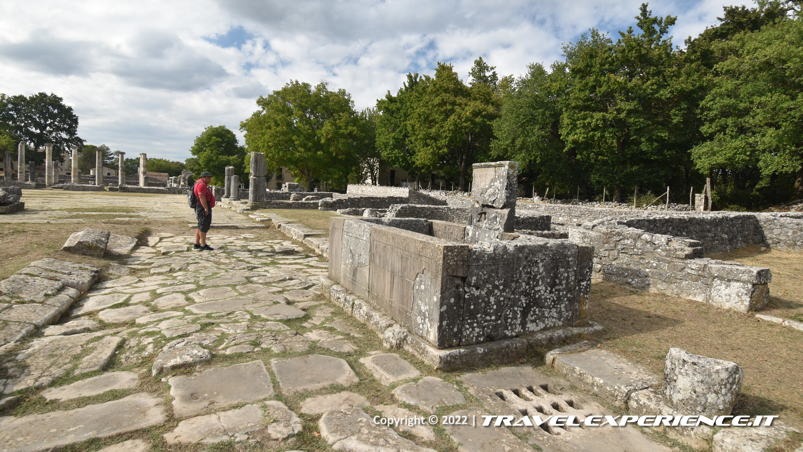 Strada romana e Fontana del Grifone del sito archeologico di Altilia-Saepinum, Sepino