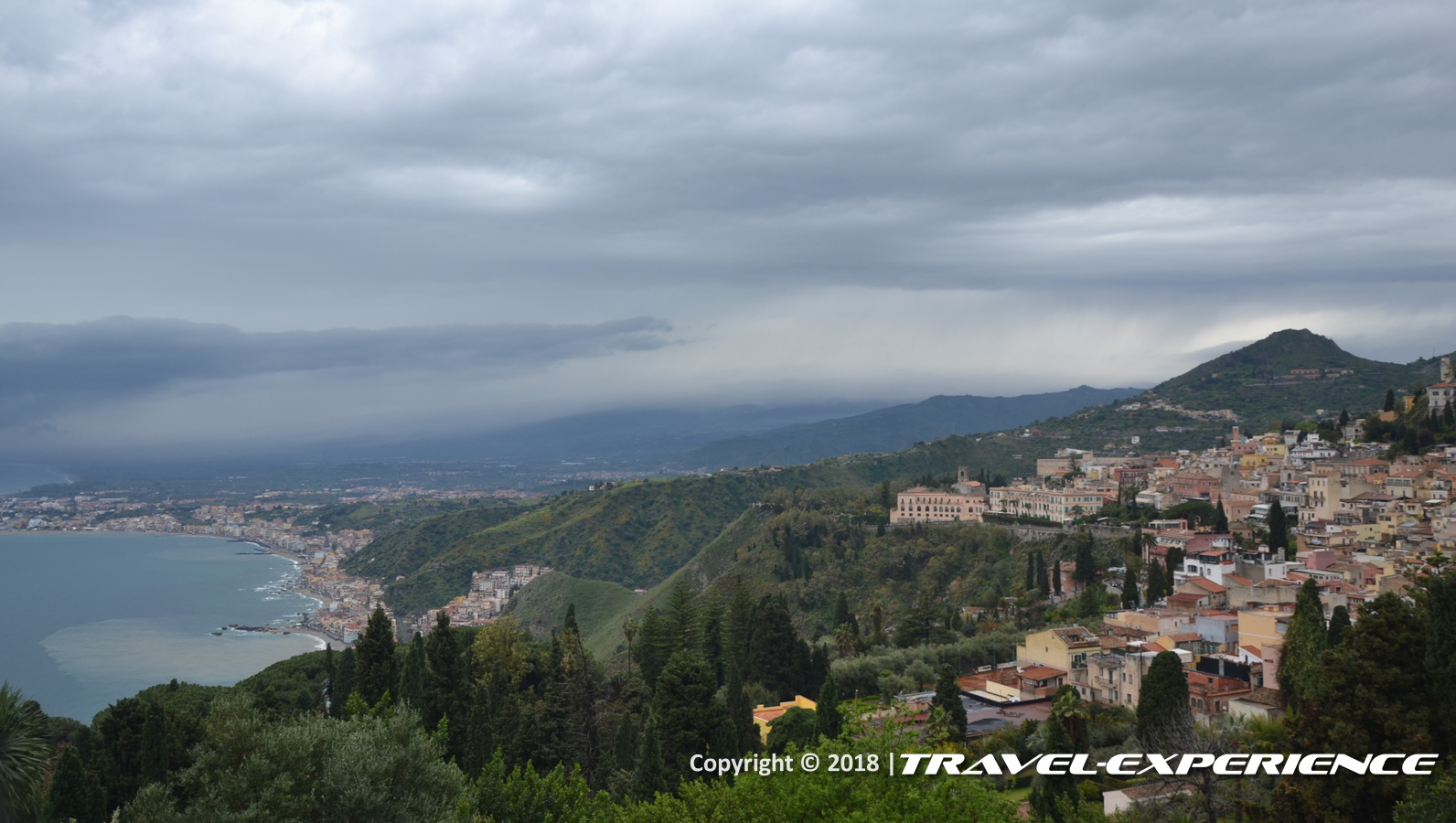 foto panorama di Taormina