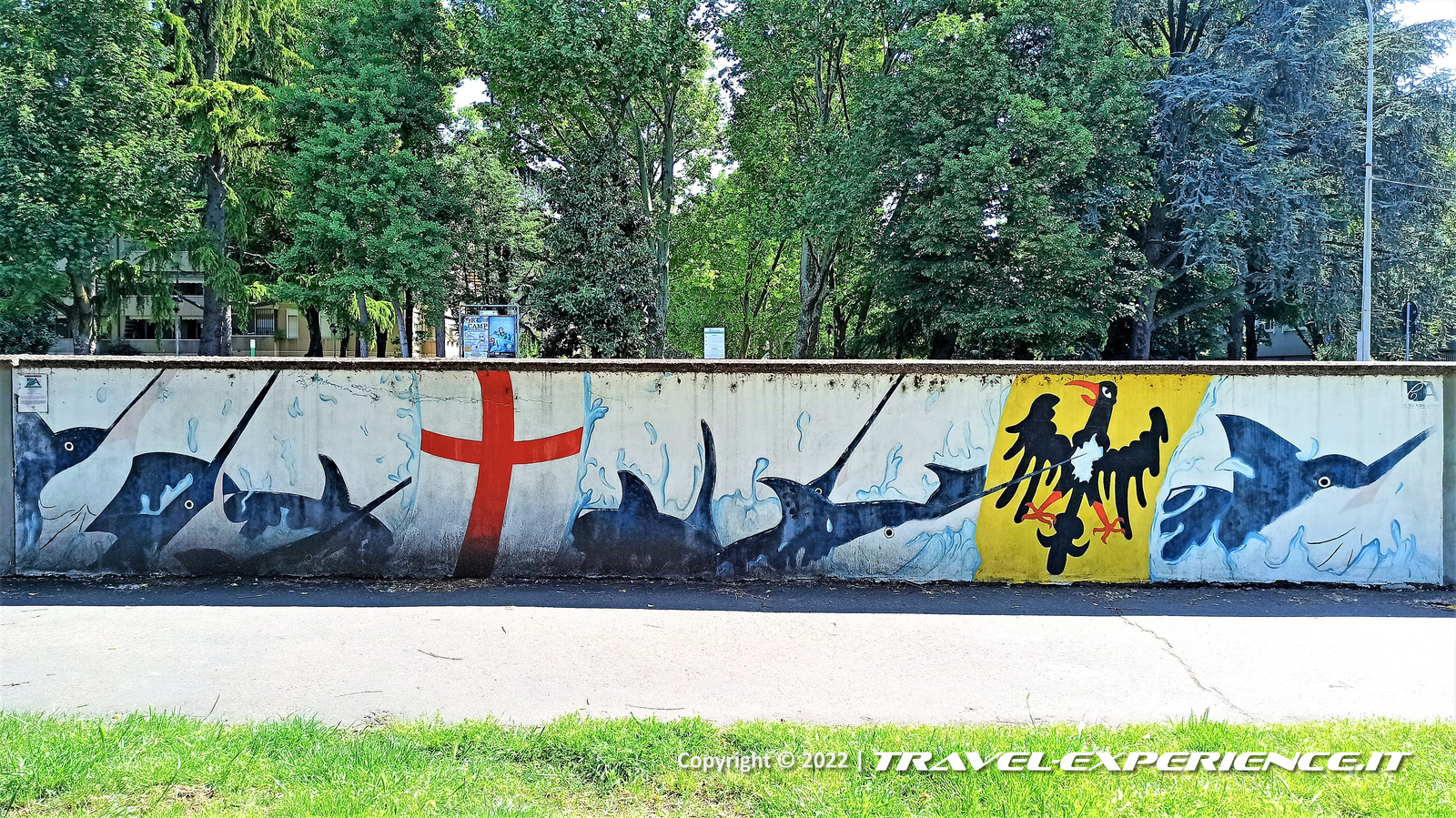Legnano, murale dell'Acqua, Battaglia di Legnano