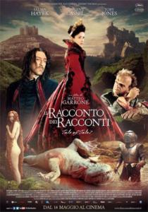Locandina film il racconto dei racconti, con Castel del Monte sullo sfondo